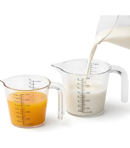 Amazon.com: uxcell Kitchen Lab 200mL Plastic Measuring Cup Jug